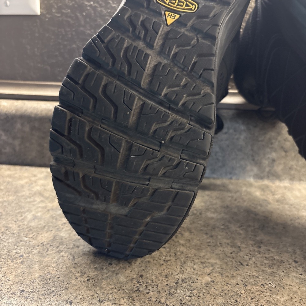 Keen MET MT EH Boots Black Work Boot Men's Size 8.5W ASTM F2413-18 F3445-21 - Picture 10 of 13